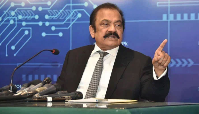 PMLN Punjab President Rana Sanaullah. PID