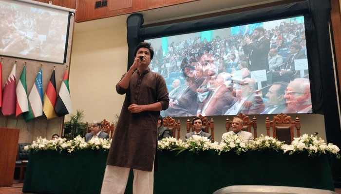 National Ambassador on Population and Family Planning Shehzad Roy.—Twitter@UNFPAPakistan