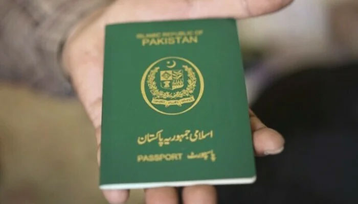 Representational image of a Pakistani passport. — AFP/File