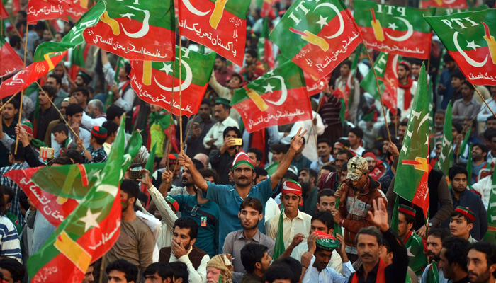 Pakistan Tehreek-i-Insaf (PTI) rally in Islamabad. — AFP/File