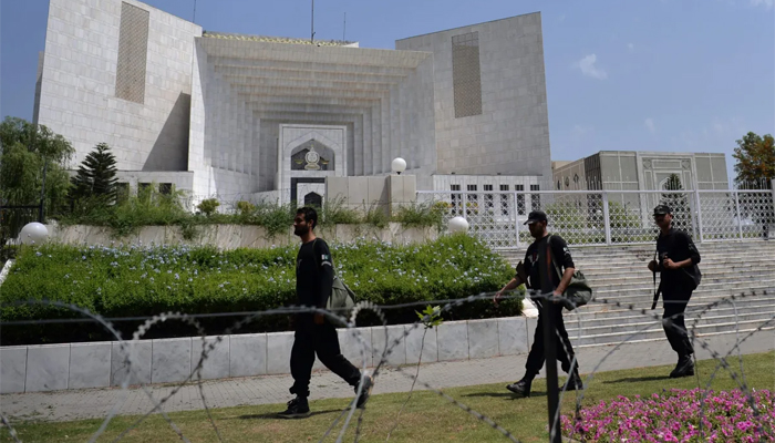 A view from outside Pakistans Supreme Court building in Islamabad. — AFP/File