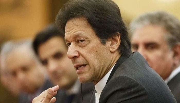 Imran denied permission to speak to his sons. AFP/File