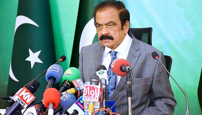 Pakistan Muslim League-Nawaz leader and former interior minister Rana Sanaullah. — APP/File