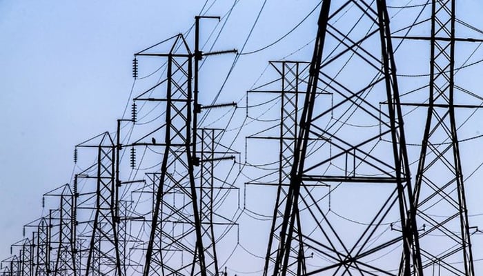 Heavy power transmission towers can be seen in this picture. — AFP/File