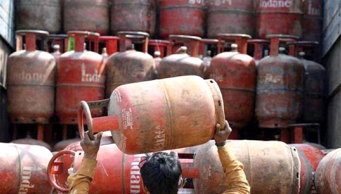 Dozens of gas cylinders an be seen in this picture. — AFP/File