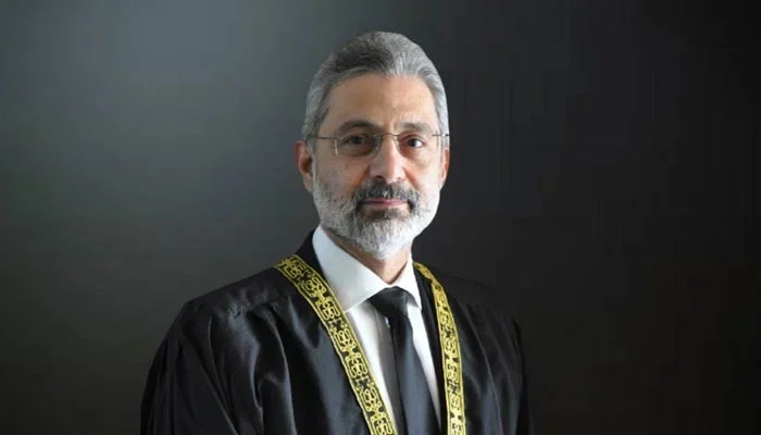 Chief Justice Qazi Faez Isa. — SC website