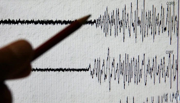 A Richter scale measuring earthquake. — Twitter/@AFP