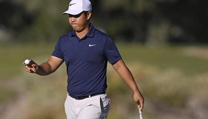 South Koreas Tom Kim won his second consecutive Shriners Childrens Open title to claim his third career PGA Tour victory. — AFP/File