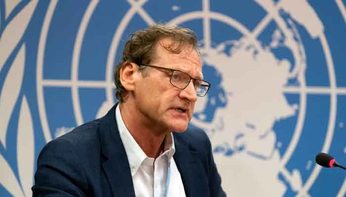 Richard Kozul-Wright, director of UNCTAD’s globalization and development strategies division, speaks at the press conference for part 1 of the Trade and Development Report 2021. —UNCTAD