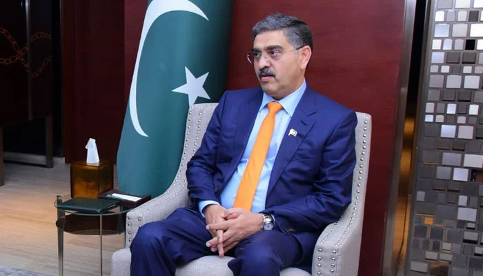 Caretaker Prime Minister Anwaar-ul-Haq Kakar. — X/ @PakPMO