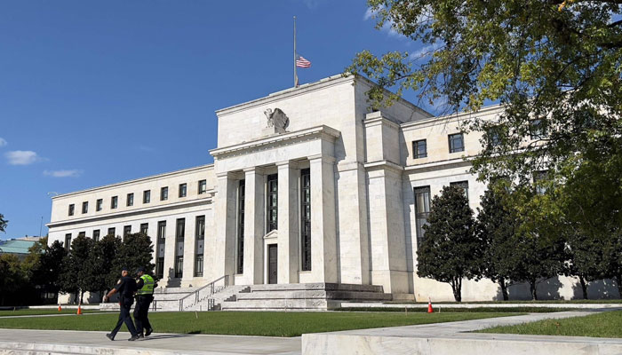 The U.S. Federal Reserve building in Washington, D.C., U.S., Oct. 22, 2021. (AFP Photo)