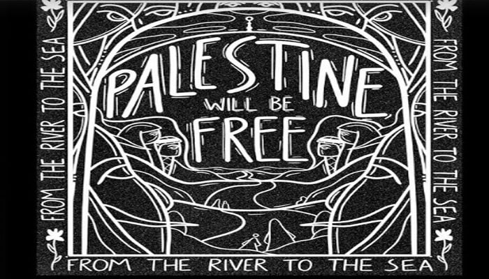 Attack on Gaza hospital condemned. Screengrab of the Aurat March Instagram