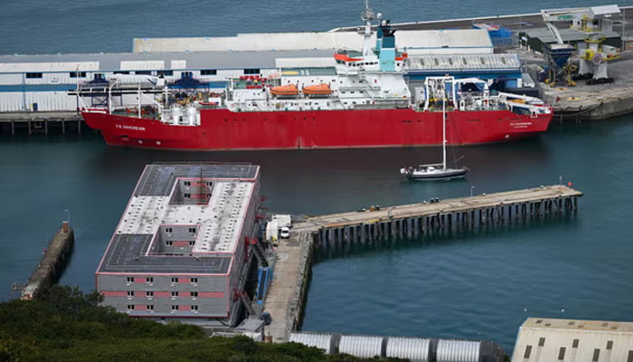 Ministers are hoping to house more asylum seekers in mass accommodation, including the Bibby Stockholm barge in Dorset, and former military bases. — The Guardian