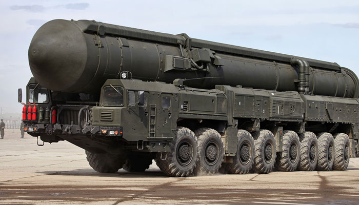 Yars intercontinental ballistic missile. Moscow Times