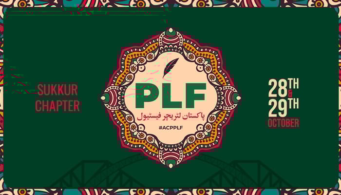 Pakistan Literature Festival (PLF) Sukkur Chapter poster can be seen in this picture released on September 20, 2023. — Facebook/Arts Council of Pakistan Karachi