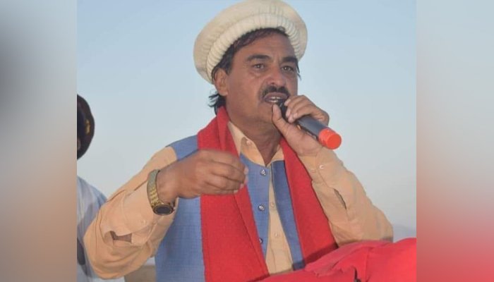 A former National Assembly candidate of Awami National Party (ANP) in Lower South Waziristan, Ayaz Wazir can be seen in this picture released on October 31, 2022. — Facebook/Ayaz Wazir