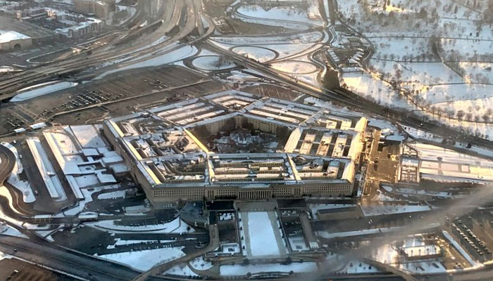 The headquarters of the US defence, Pentagon in Arlington. — AFP/File