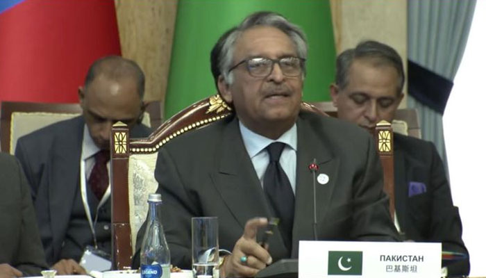 Foreign Minister Jalil Abbas Jilani representing Pakistan in Shanghai Cooperation Organisation (SCO) Council of Heads of Government (CHG) in Bishkek. x/JalilJilani