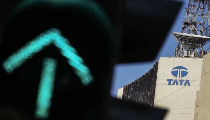 The logo of Tata seen on its building. TechCrunch