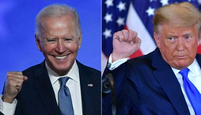 US President Joe Biden (L) and former president Donald Trump. — AFP/File