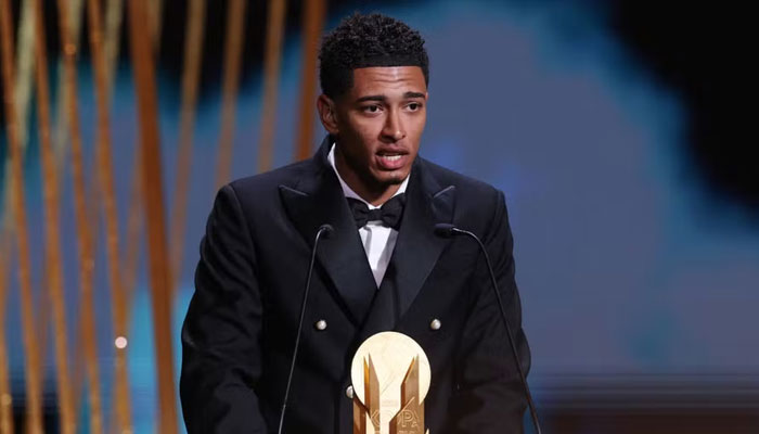 Jude Bellingham won the Kopa Trophy at the 67th Ballon DOr. — AFP