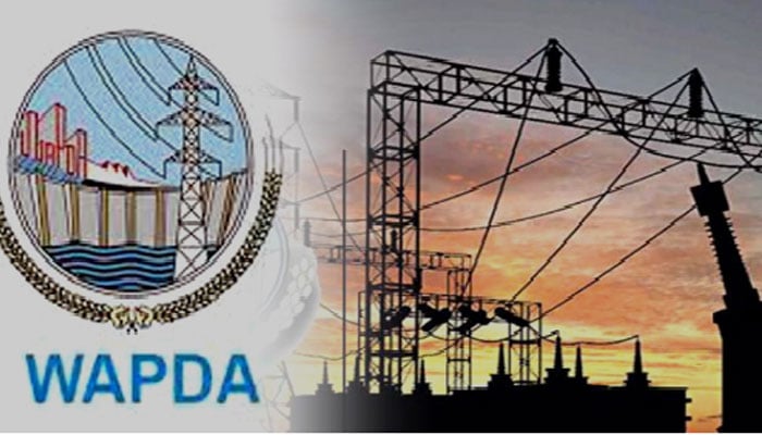 The image shows the logo of the Water & Power Development Authority (WAPDA). — APP File
