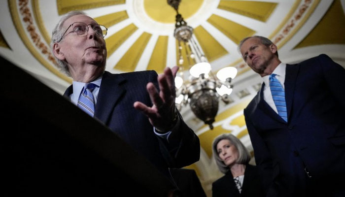 Senate Minority Leader Mitch McConnell. — AFP/File