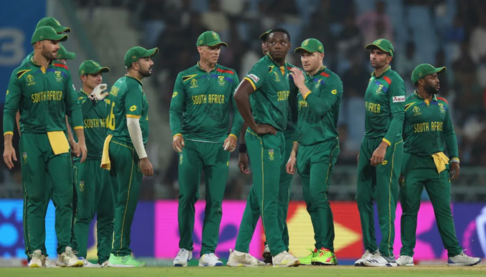 The South African team. — ICC