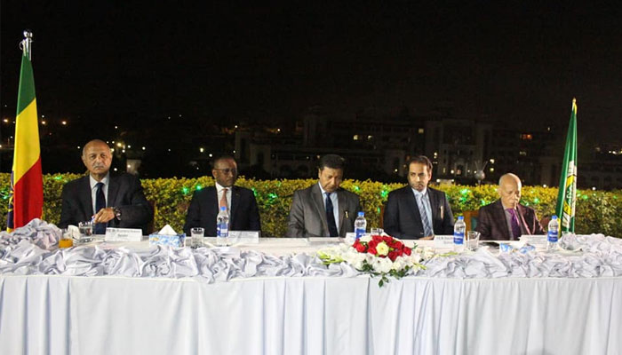Senator Mushahid Hussain can be seen attending the event held at Comstech on Nov 3,2023. — Facebook/OIC.Comstech