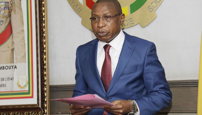 File photo of Moussa Dadis Camara upon his arrival from exile in Conakry, Guinea, taken on December 22, 2021. — AFP