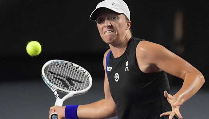 Polands Iga Swiatek defeated top-ranked Aryna Sabalenka in the semi-finals of the WTA Finals. — AFP