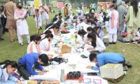 Students display talent at Children’s Complex exhibition