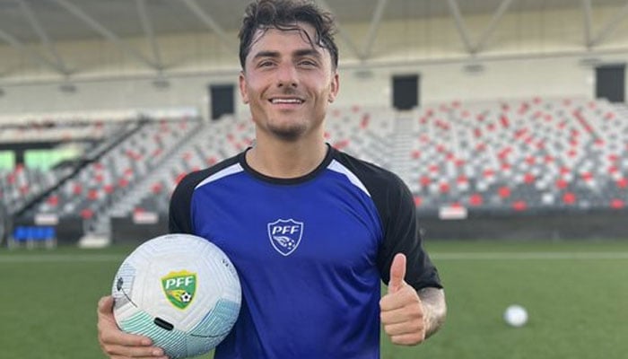 Footballer Otis Khan. — X/FootballPak