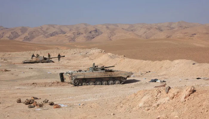 Syrian government forces in the east of Homs province. — AFP/File