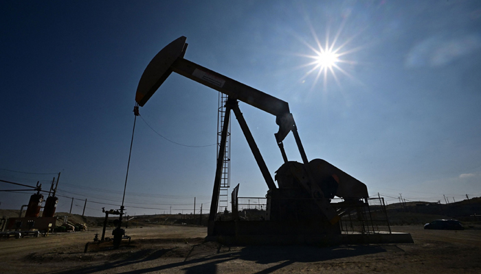 A working oil pumpjack in Taft, Kern County, California, US, September 21, 2023. — AFP