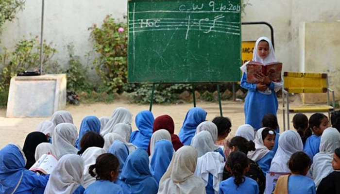 Students while attending a class. — AFP/File