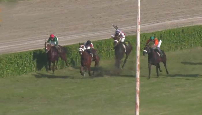 This still shows a moment during the race in Lahore on November 12, 2023. — YouTube/Lahore Race Club