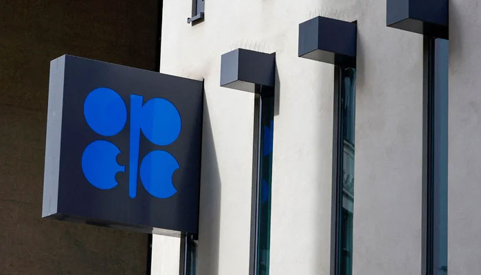 An OPEC sign is seen on the day of OPEC+ meeting in Vienna in Vienna, Austria October 5, 2022. — AFP File