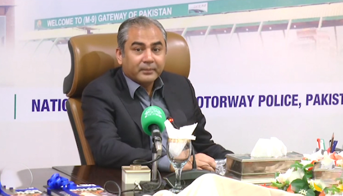 CM Mohsin Naqvi speaks during a meeting with the provincial high-ups concerning anti-smog measures in this still on November 15, 2023. — Facebook/Govt of Punjab