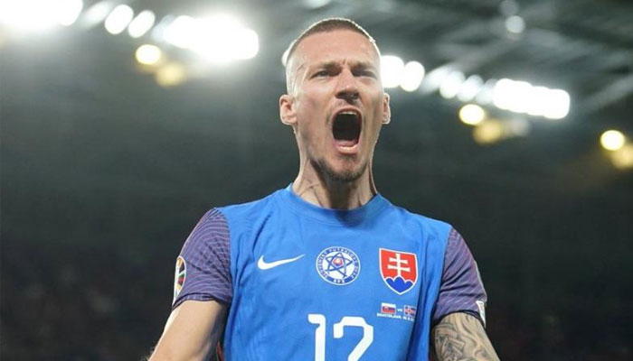 Slovakia forward Lukas Haraslin. — UEFA