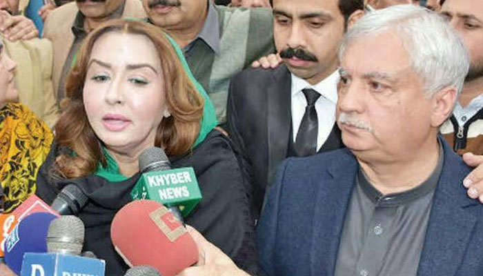 Asma Alamgir talks to the media. —FACEBOOK/CAN NEWS