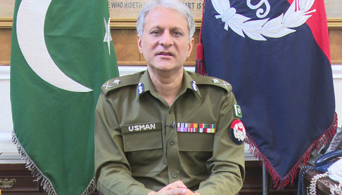 IG Punjab Dr Usman Anwar. — APP/File