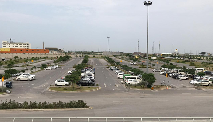 A parking area of the Islamabad International Airport. — IIA website
