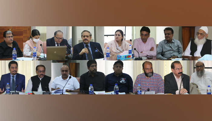 The All Pakistan Newspapers Society during an executive committee meeting on November 20, 2023. — APNS website