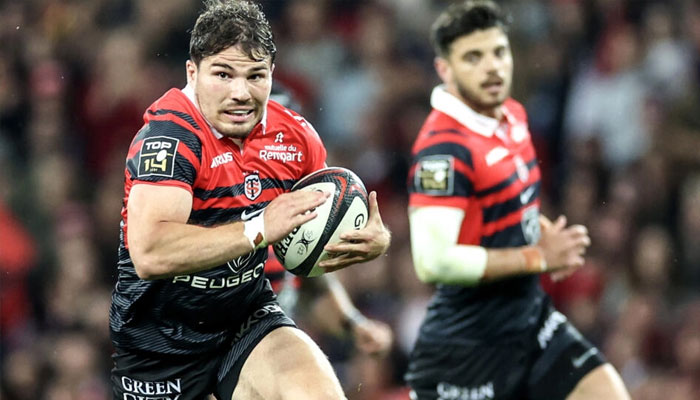 France scrum-half Antoine Dupont had a memorable season with Toulouse but now has his sights set on the Olympics. — AFP/File