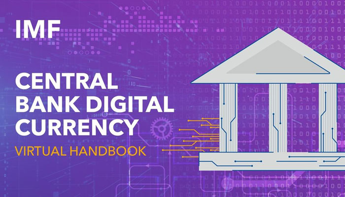 The image shows the cover page of the IMF’s “Central Bank Digital Currency Virtual Handbook” published last week. —Facebook/imf