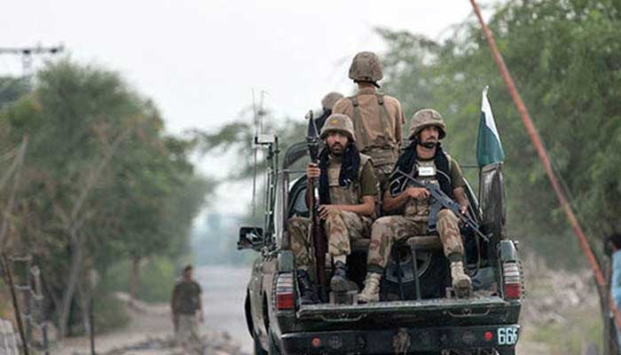 A Pakistan Army soldier embraced martyrdom in a cross-border attack from Afghanistan. — AFP/File