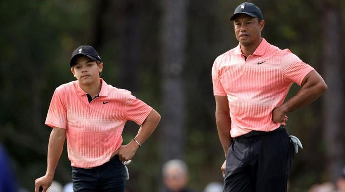 Tiger and son Charlie to play in parent-child event - Vimarsana News