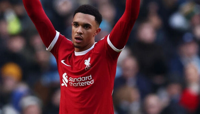 Trent Alexander-Arnolds strike earned Liverpool a 1-1 draw at Man City. —AFP File