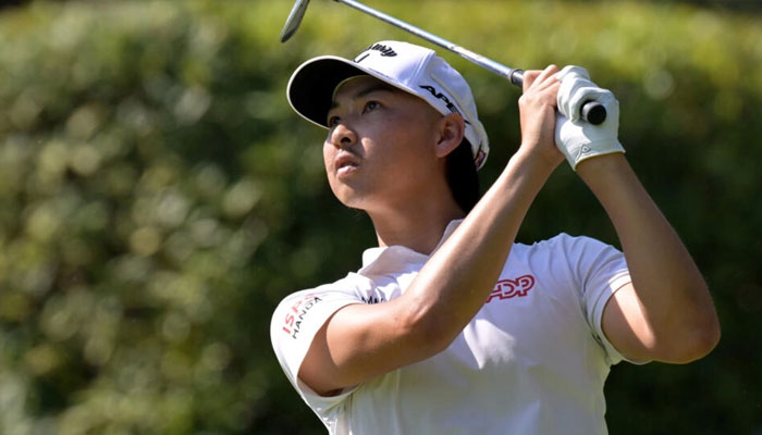 Australias Min Woo Lee was the third round leader at the Australian PGA Championship. —AFP File